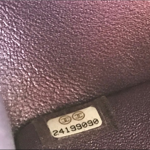 ❌SOLD❌ Chanel Metallic Purple Iridescent Flap - Picture 8 of 8